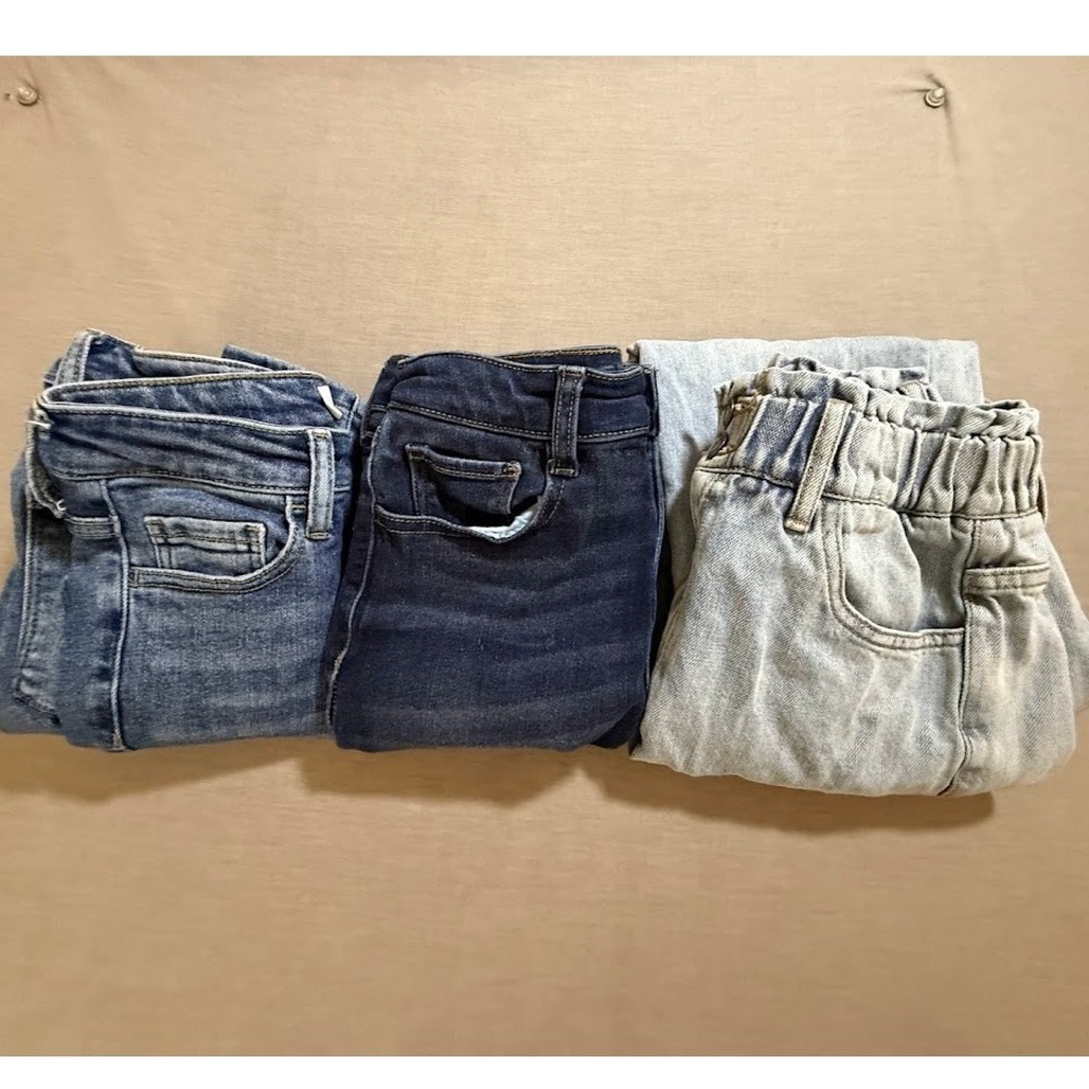 Womens Jeans Bundle of 3 Light Wash Dark Wash Denim Casual Everyday Wardrobe‎